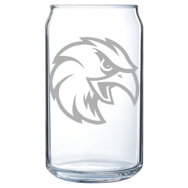 Saint Elizabeth University Polar Camel 16 oz. Can Glass
