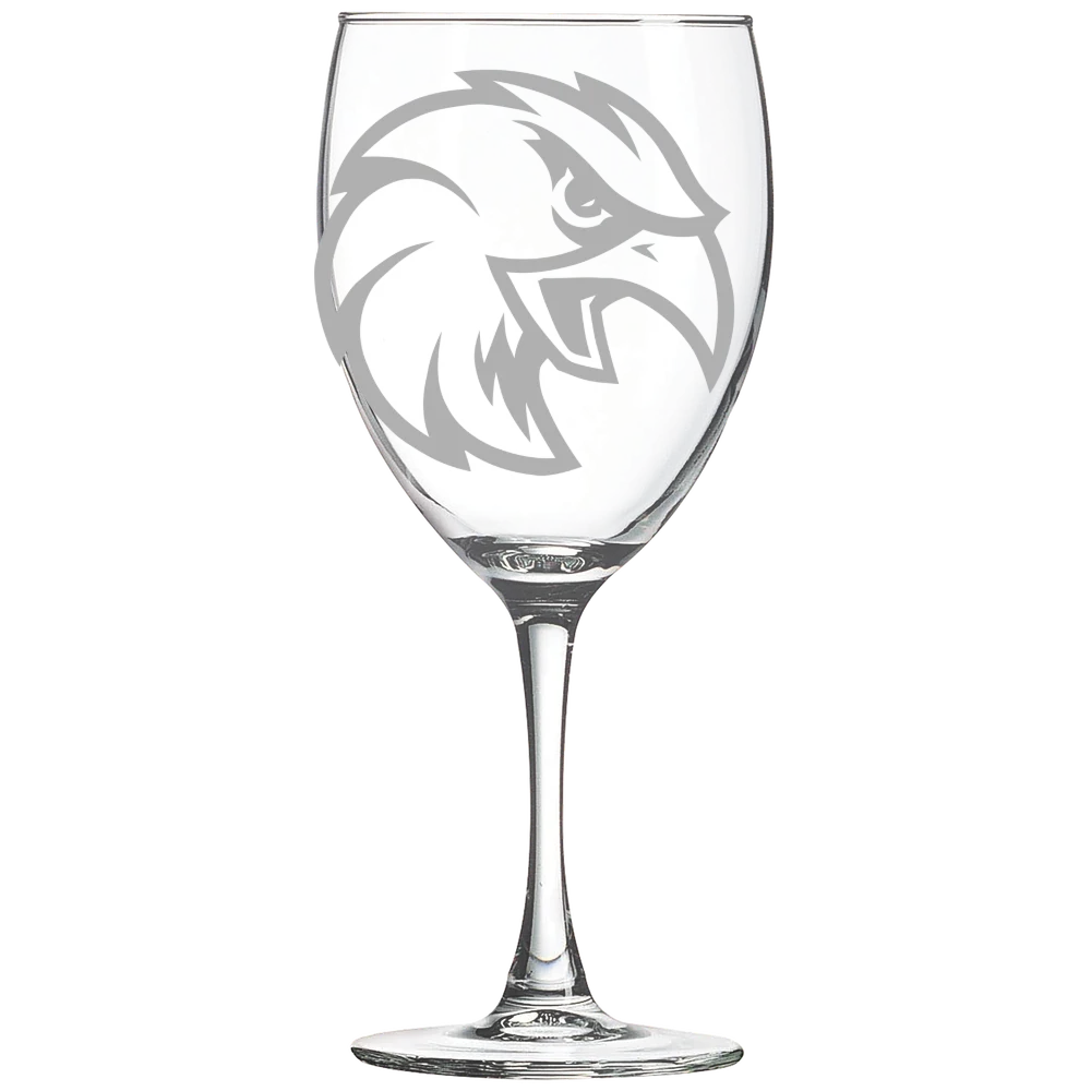 Saint Elizabeth University Polar Camel 10 1/2 oz. Wine Glass