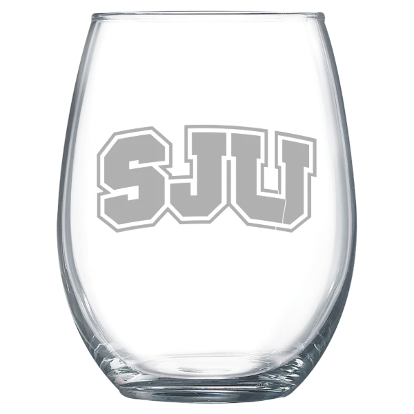 Saint John's University (Minnesota) Polar Camel 15 oz. Stemless Wine Glass