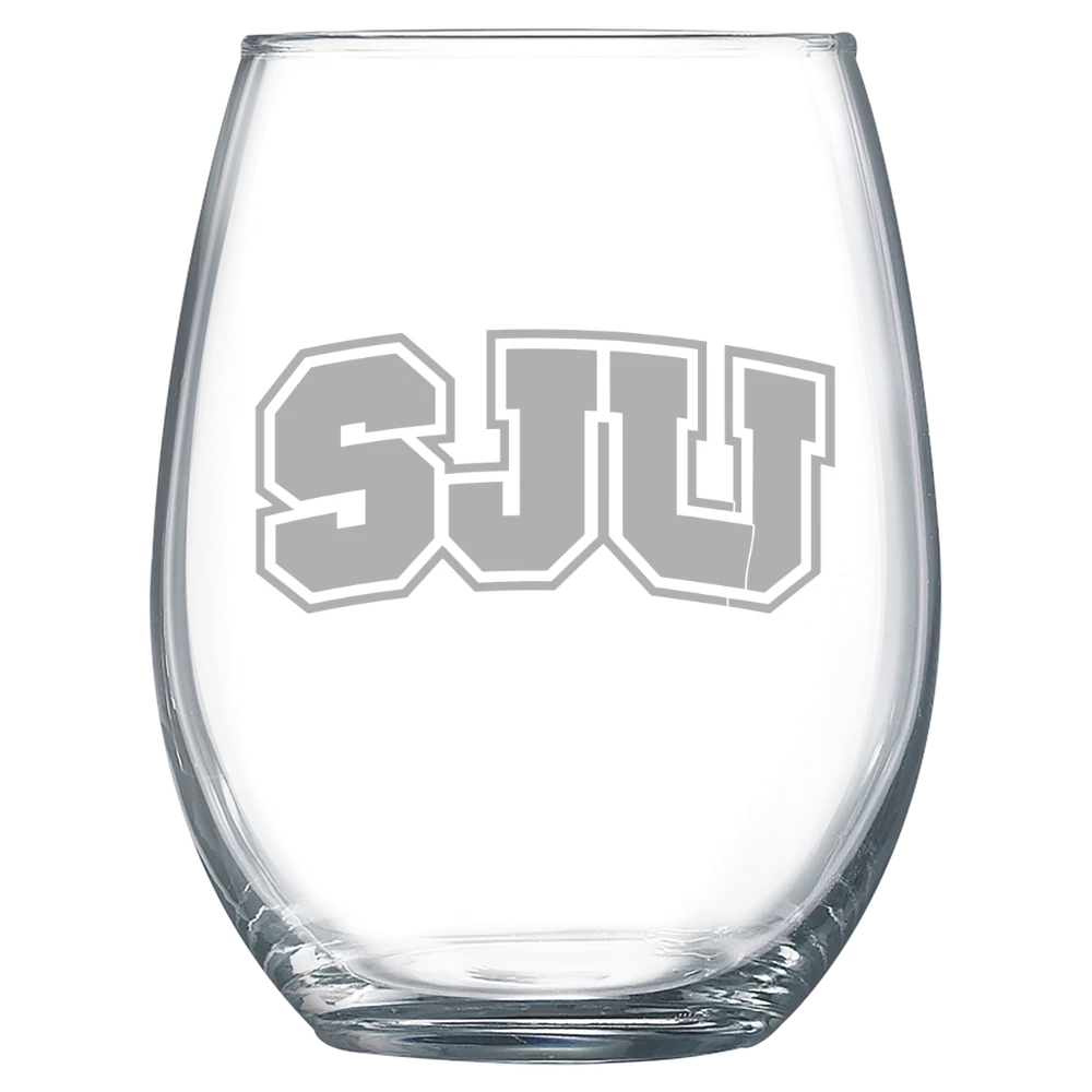 Saint John's University (Minnesota) Polar Camel 15 oz. Stemless Wine Glass