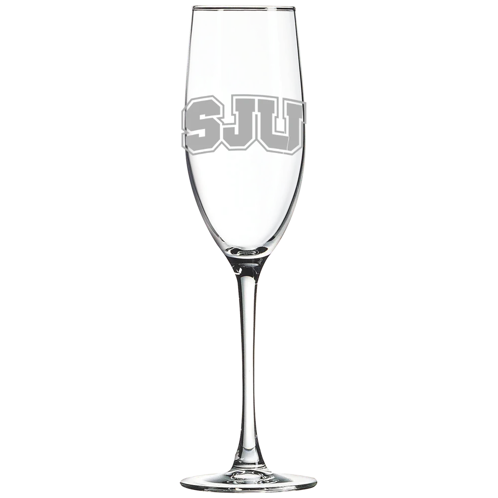 Saint John's University (Minnesota) Polar Camel 8 oz. Champagne Flute