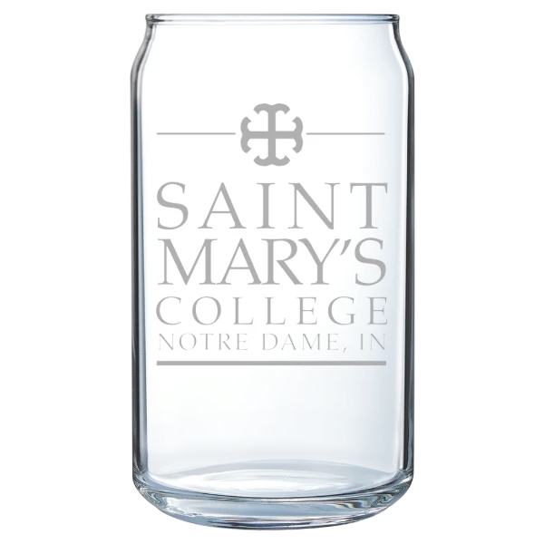 Saint Mary's College (Indiana) Polar Camel 16 oz. Can Glass