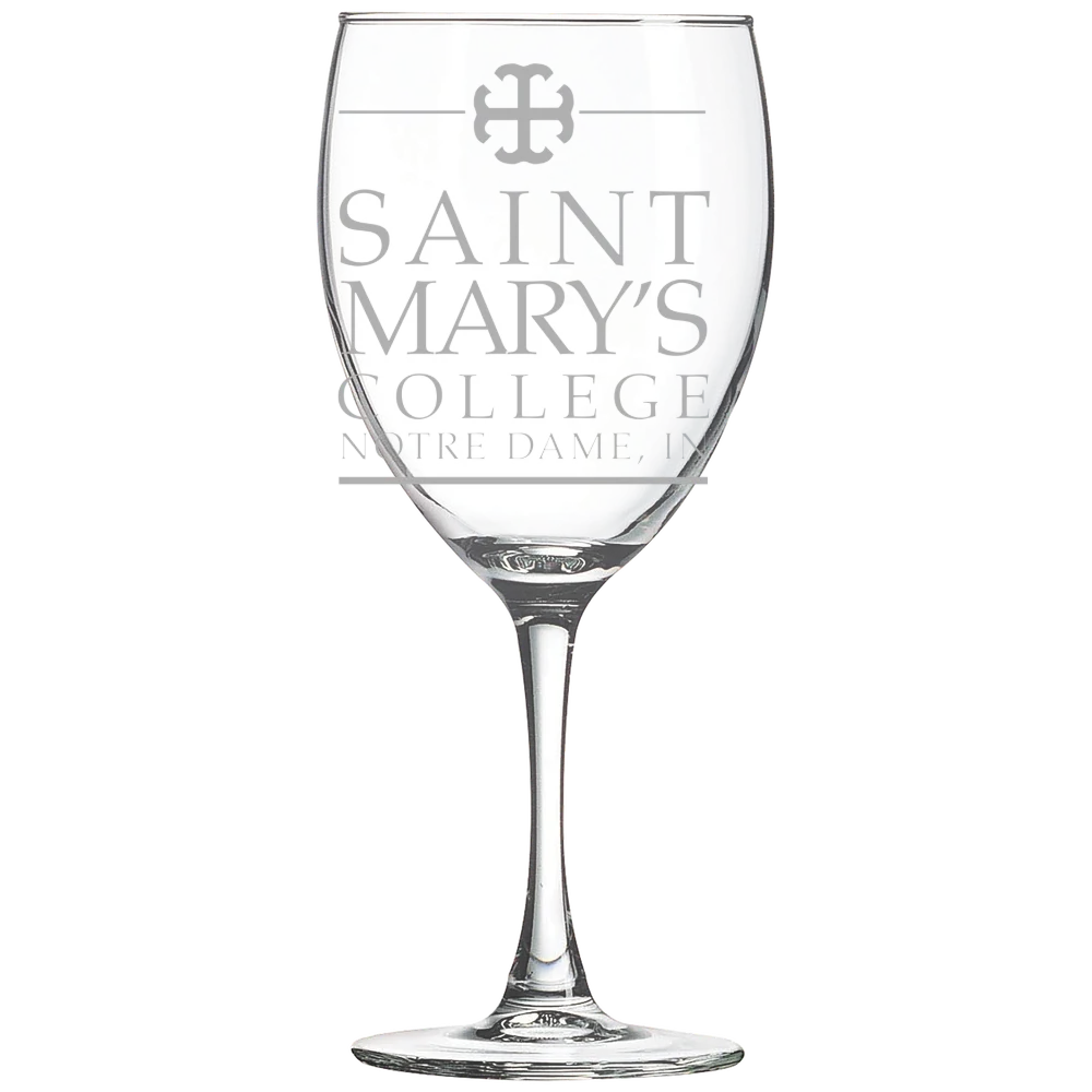 Saint Mary's College (Indiana) Polar Camel 10 1/2 oz. Wine Glass
