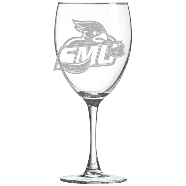 Saint Mary's University of Minnesota Polar Camel 10 1/2 oz. Wine Glass