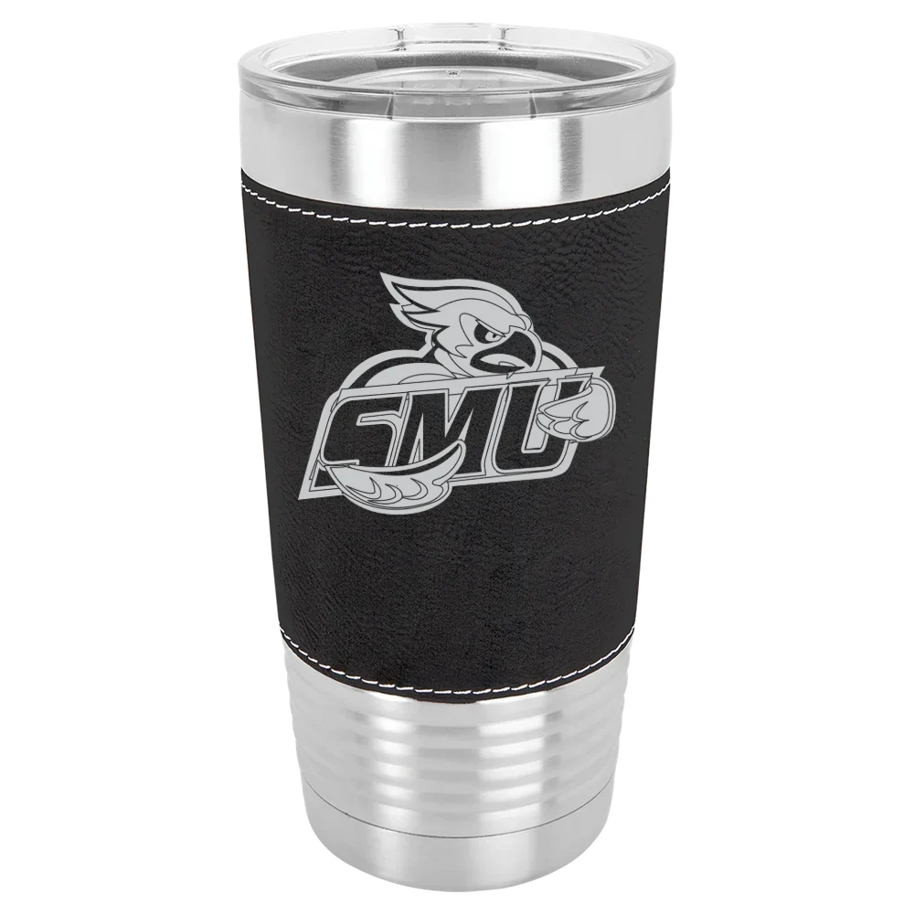 Saint Mary's University of Minnesota Polar Camel 20 oz. Leatherette Grip Tumbler with Standard Lid