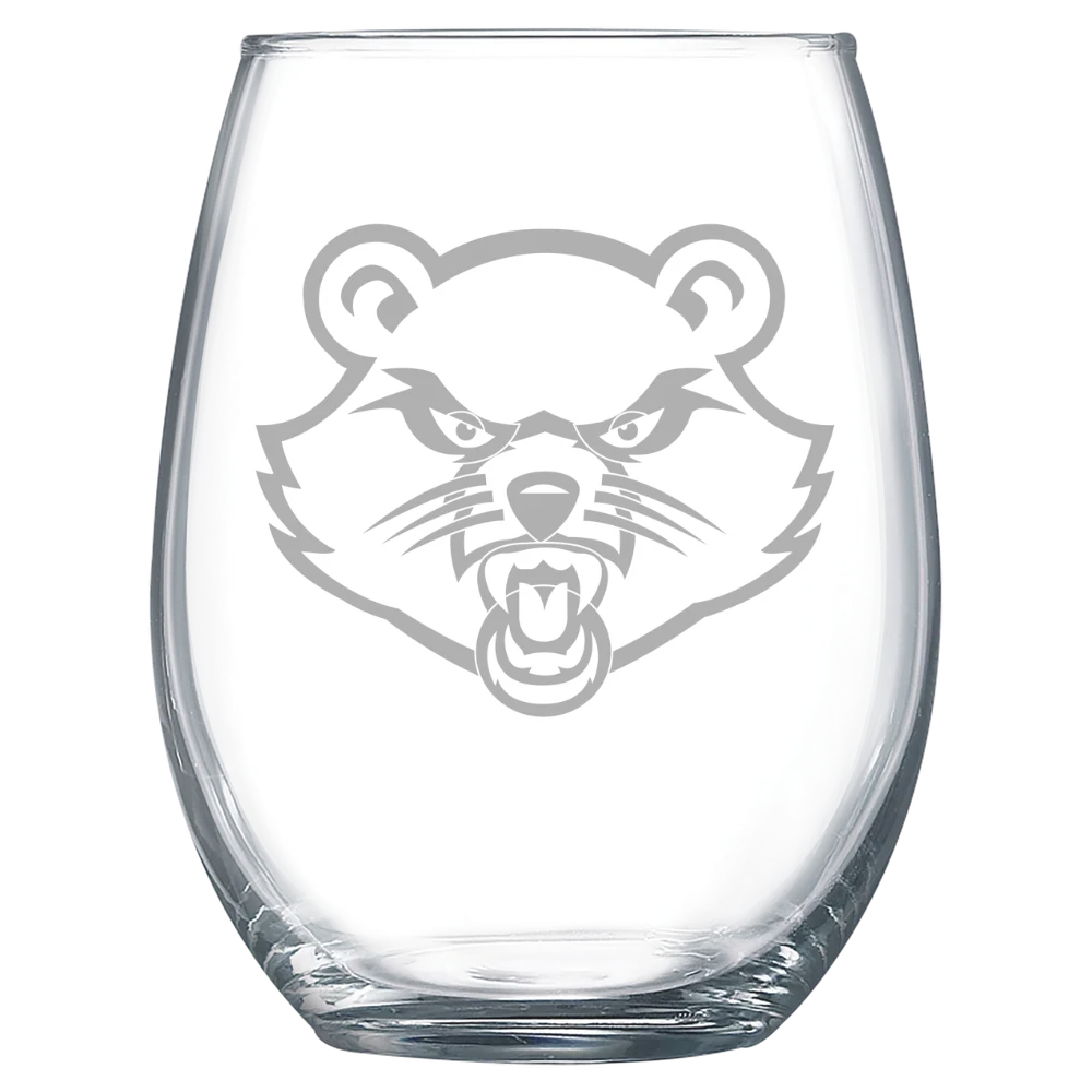Saint Vincent College Polar Camel 15 oz. Stemless Wine Glass