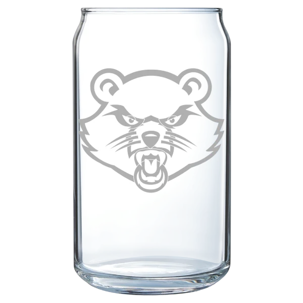 Saint Vincent College Polar Camel 16 oz. Can Glass