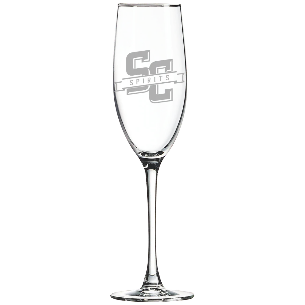 Salem College (North Carolina) Polar Camel 8 oz. Champagne Flute