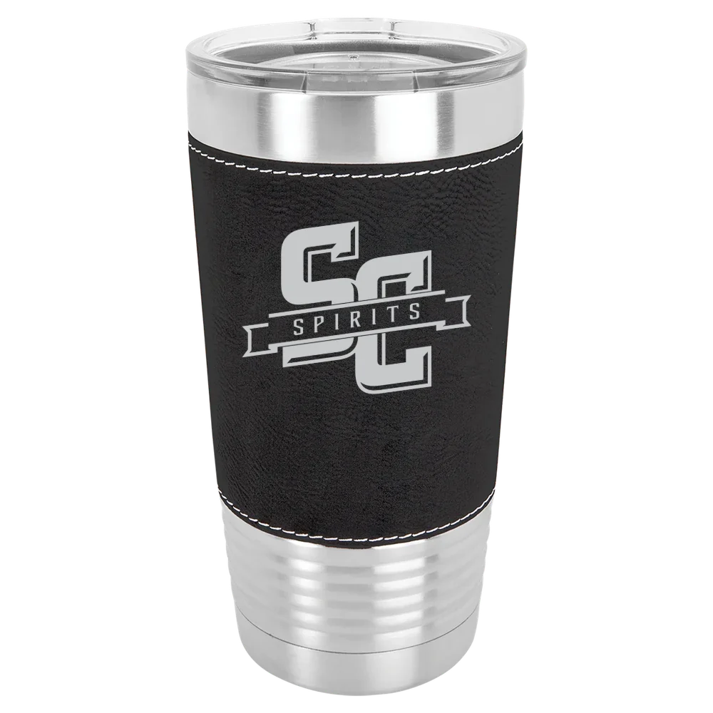 Salem College (North Carolina) Polar Camel 20 oz. Leatherette Grip Tumbler with Standard Lid