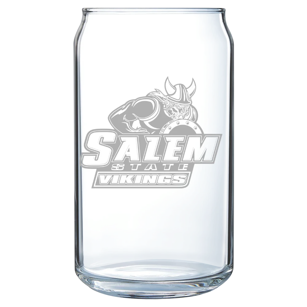 Salem State University Polar Camel 16 oz. Can Glass