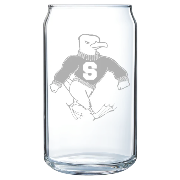 Salisbury University Polar Camel 16 oz. Can Glass
