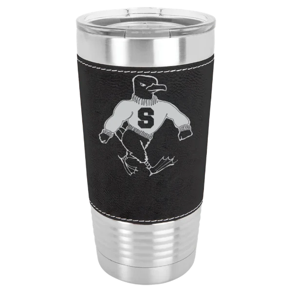 Salisbury University Polar Camel 20 oz. Leatherette Grip Tumbler with Standard Lid