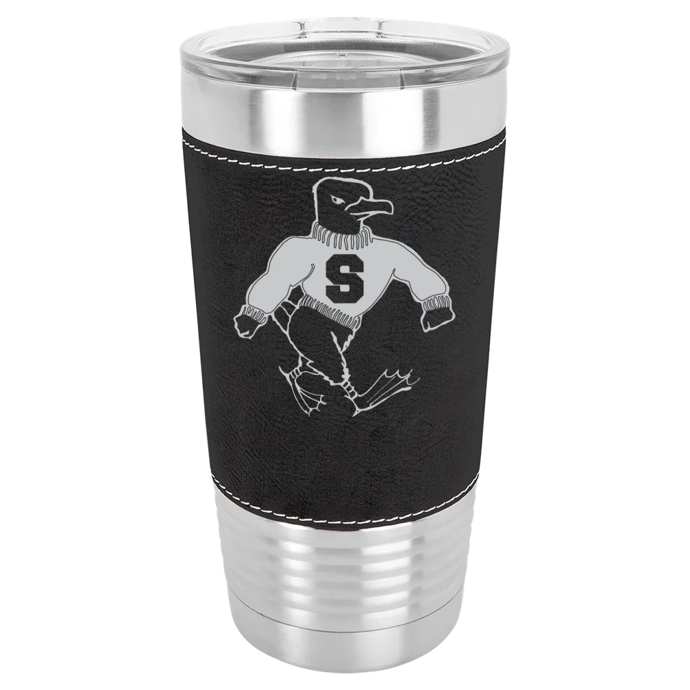 Salisbury University Polar Camel 20 oz. Leatherette Grip Tumbler with Standard Lid