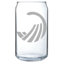 Salve Regina University Polar Camel 16 oz. Can Glass