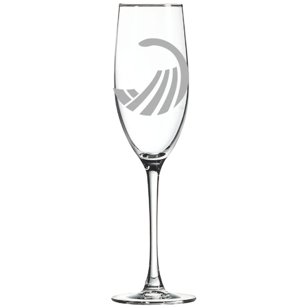Salve Regina University Polar Camel 8 oz. Champagne Flute