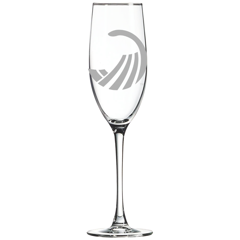 Salve Regina University Polar Camel 8 oz. Champagne Flute