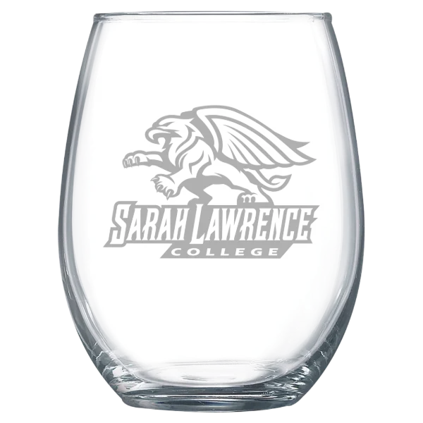 Sarah Lawrence College Polar Camel 15 oz. Stemless Wine Glass