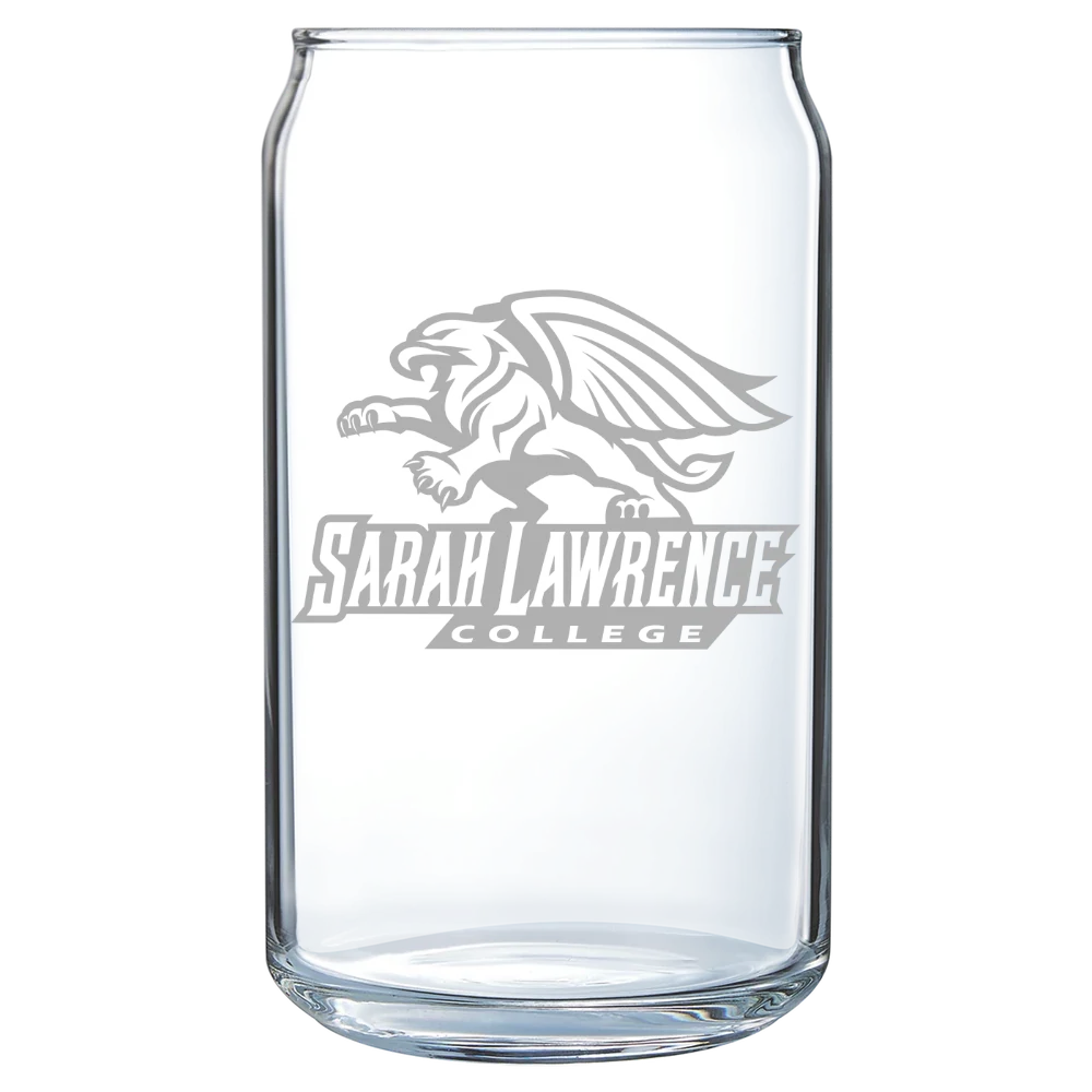 Sarah Lawrence College Polar Camel 16 oz. Can Glass