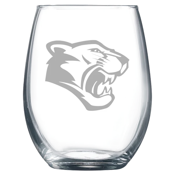 Schreiner University Polar Camel 9 oz. Stemless Wine Glass