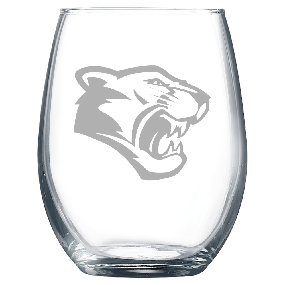 Schreiner University Polar Camel 9 oz. Stemless Wine Glass