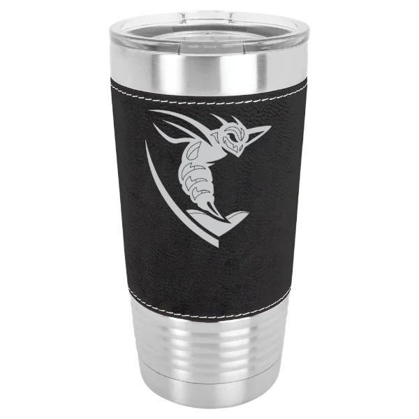 Shenandoah University Polar Camel 20 oz. Leatherette Grip Tumbler with Standard Lid