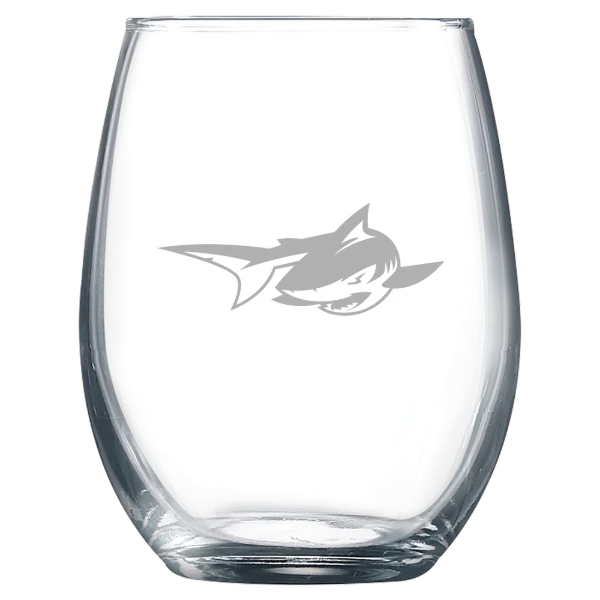 Simmons University Polar Camel 9 oz. Stemless Wine Glass