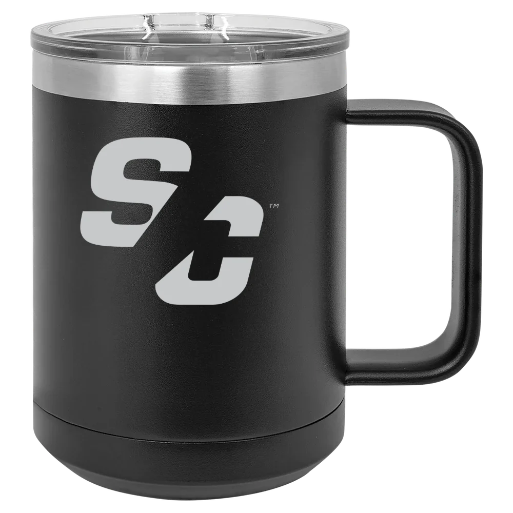 Simpson College Polar Camel 15 oz. Mug with Slider Lid