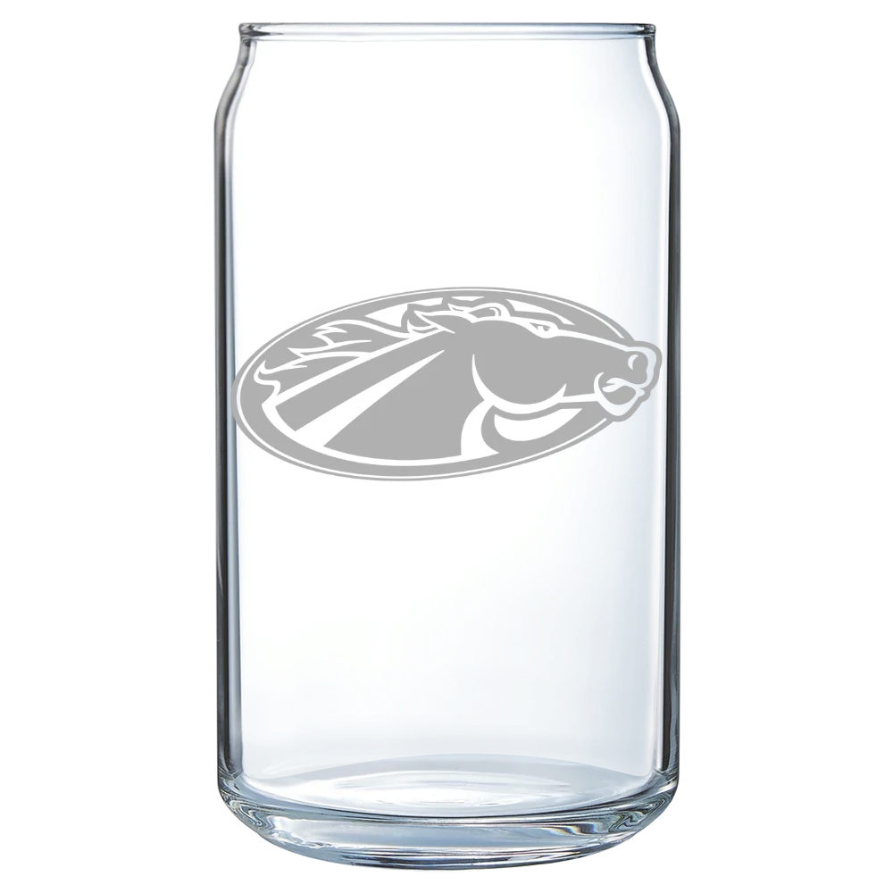 Skidmore College Polar Camel 16 oz. Can Glass