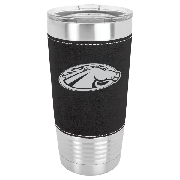 Skidmore College Polar Camel 20 oz. Leatherette Grip Tumbler with Standard Lid