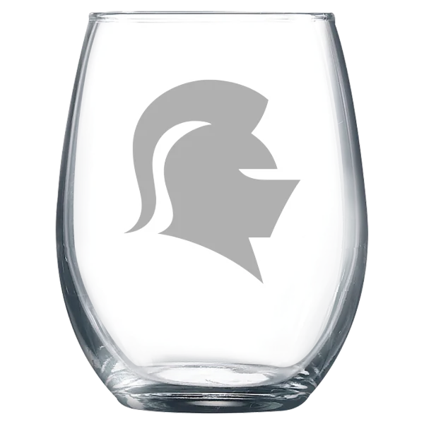 Southern Virginia University Polar Camel 9 oz. Stemless Wine Glass