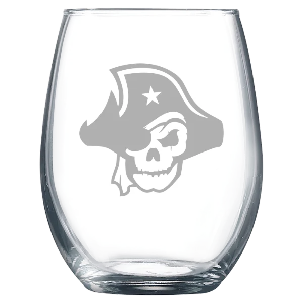Southwestern University (Texas) Polar Camel 9 oz. Stemless Wine Glass