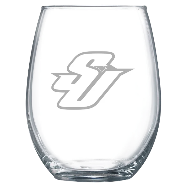 Spalding University Polar Camel 15 oz. Stemless Wine Glass