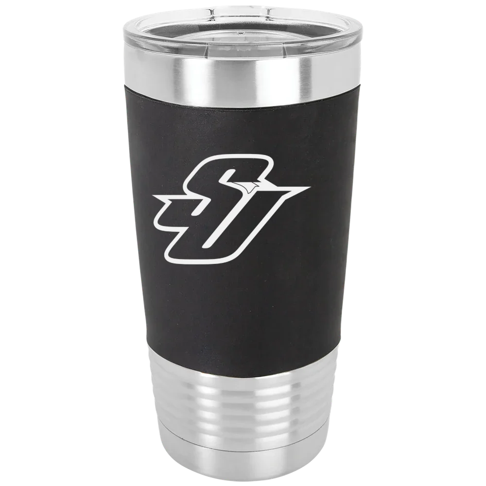 Spalding University Polar Camel 20 oz. Silicone Grip Tumbler with Standard Lid