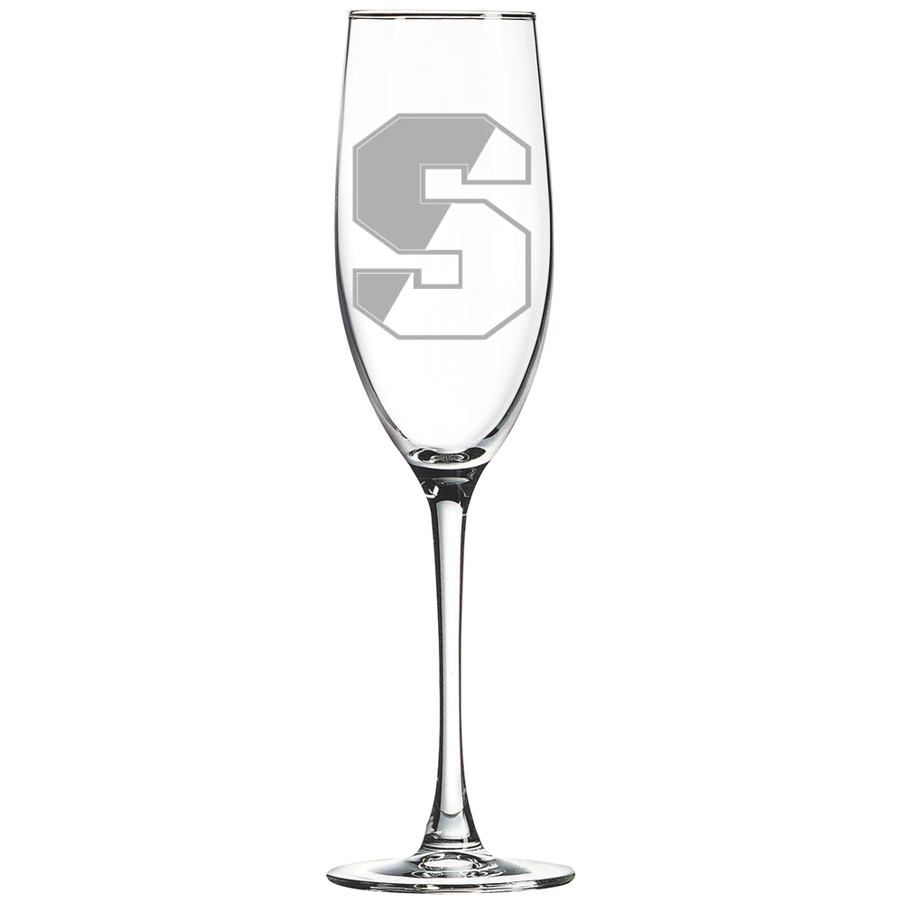 Springfield College Polar Camel 8 oz. Champagne Flute