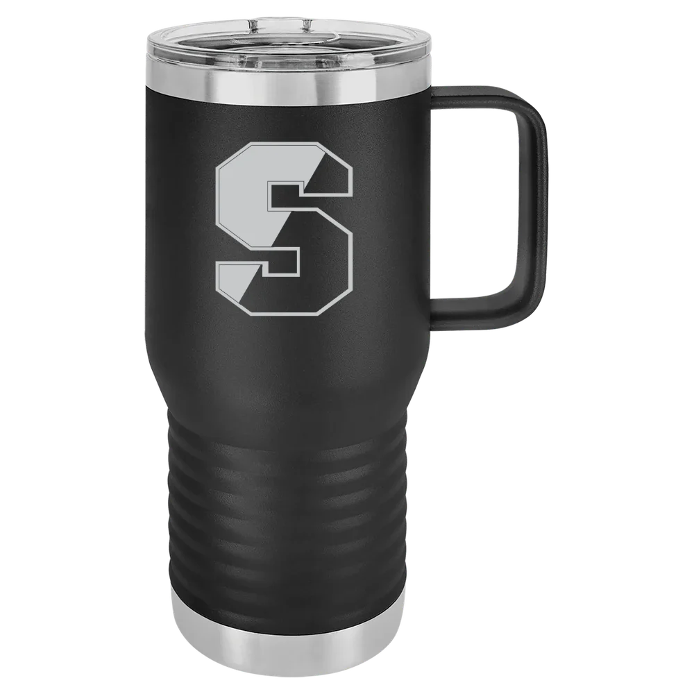 Springfield College Polar Camel 20 oz. Travel Mug with Slider Lid