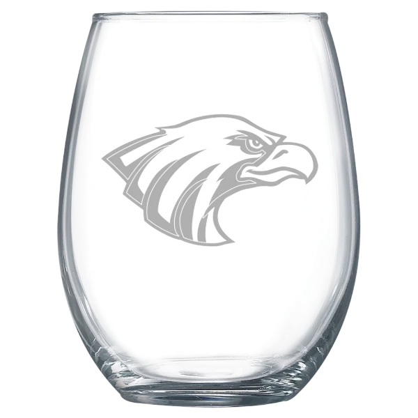 St. Joseph's University, New York L.I. Polar Camel 15 oz. Stemless Wine Glass