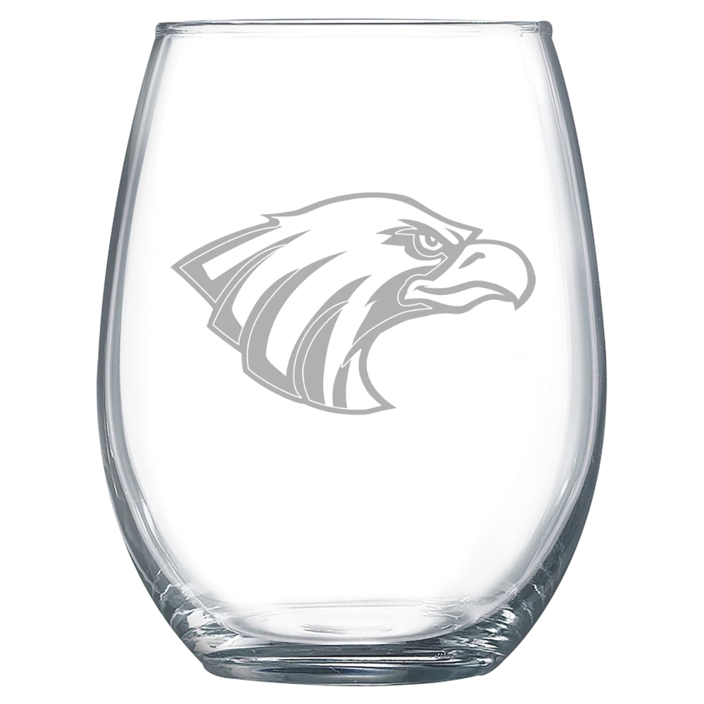 St. Joseph's University, New York L.I. Polar Camel 15 oz. Stemless Wine Glass