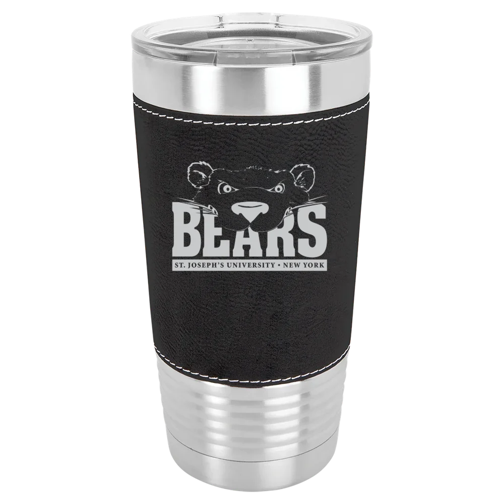 St. Joseph's University NY (Brooklyn) Polar Camel 20 oz. Leatherette Grip Tumbler with Standard Lid