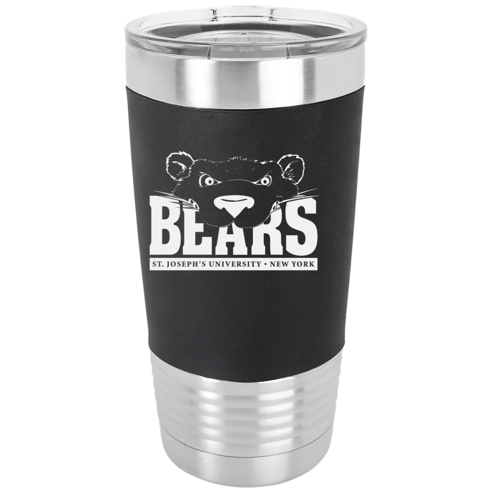 St. Joseph's University NY (Brooklyn) Polar Camel 20 oz. Silicone Grip Tumbler with Standard Lid