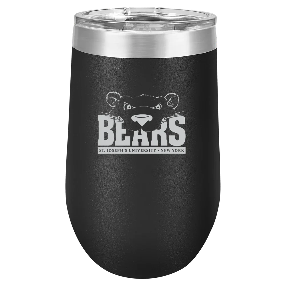 St. Joseph's University NY (Brooklyn) Polar Camel 16 oz. Stemless Wine Tumbler