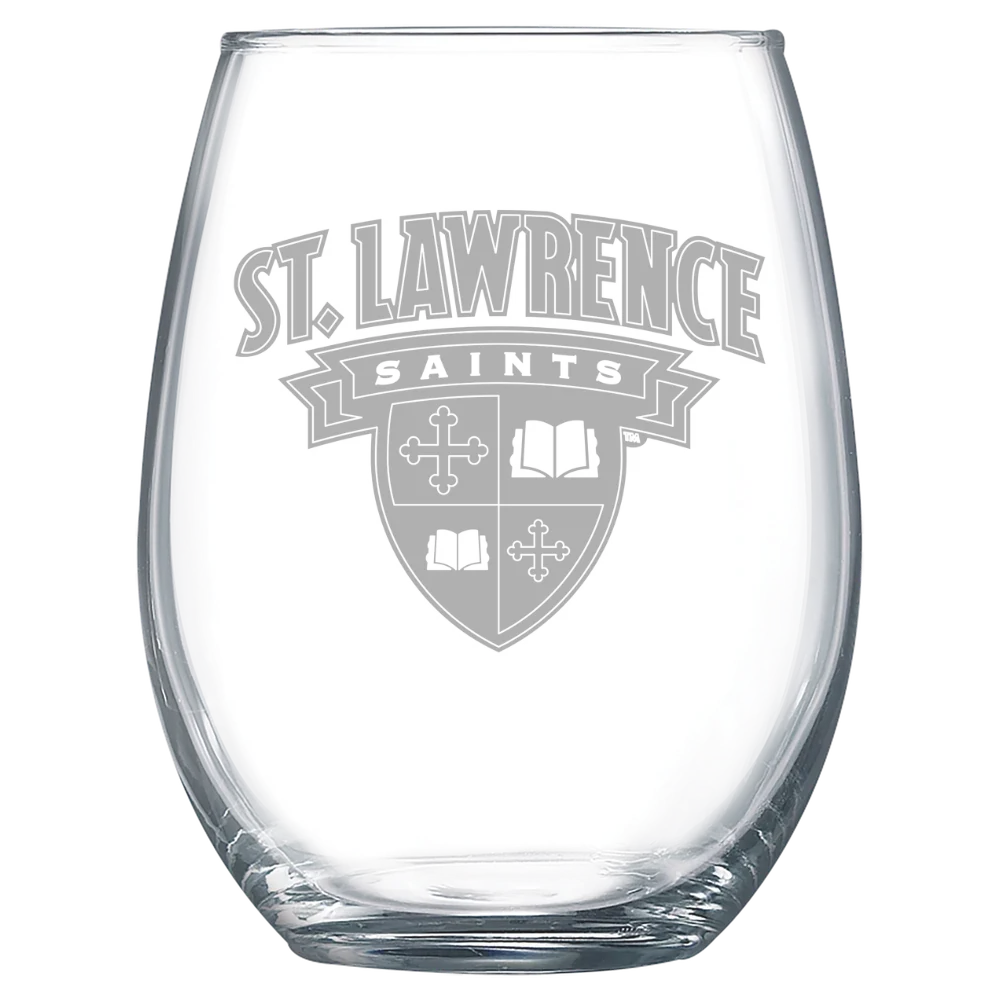 St. Lawrence University Polar Camel 15 oz. Stemless Wine Glass