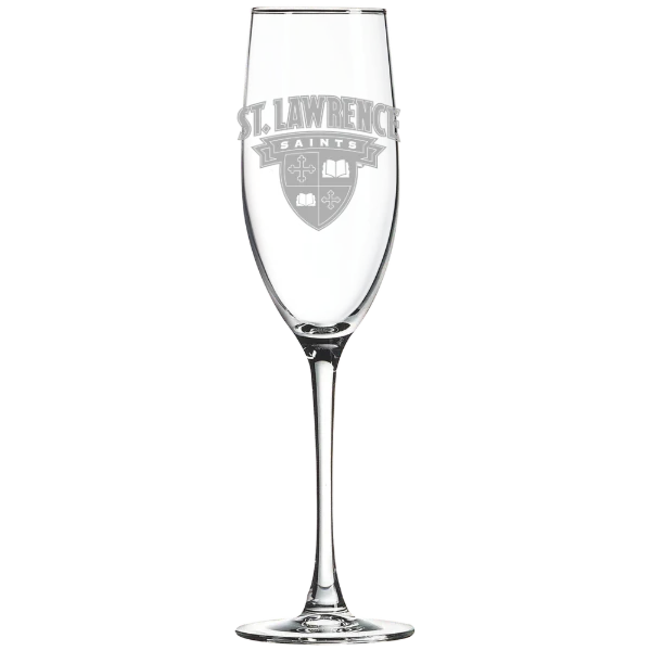 St. Lawrence University Polar Camel 8 oz. Champagne Flute