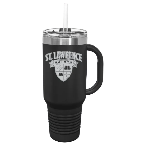 St. Lawrence University Polar Camel 40 oz. Travel Mug with Snap Lid & Straw