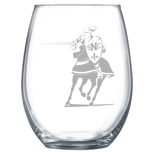 St. Norbert College Polar Camel 15 oz. Stemless Wine Glass