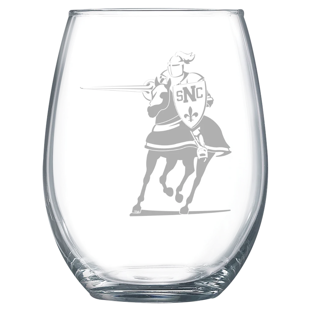 St. Norbert College Polar Camel 15 oz. Stemless Wine Glass