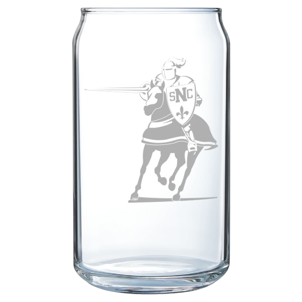 St. Norbert College Polar Camel 16 oz. Can Glass