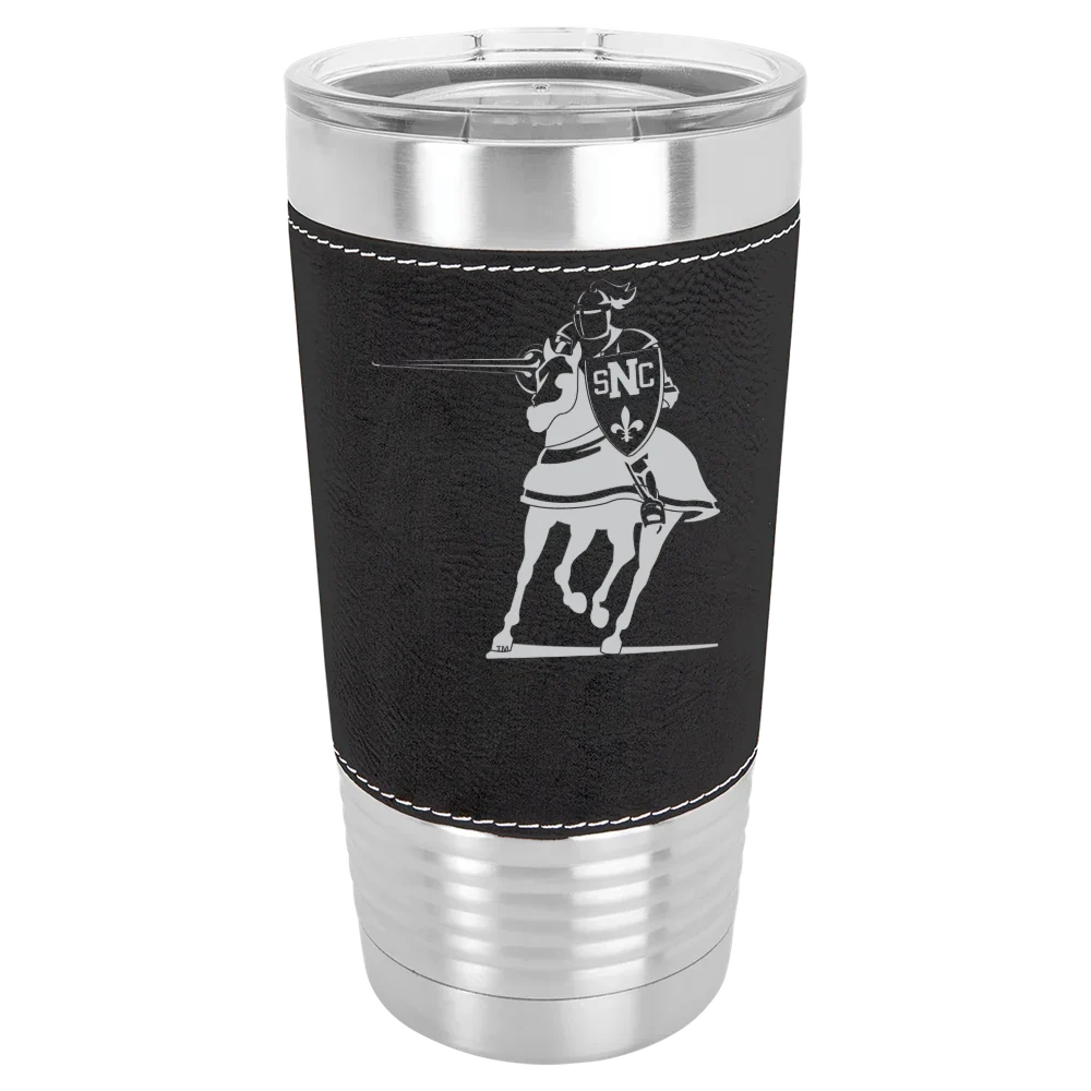 St. Norbert College Polar Camel 20 oz. Leatherette Grip Tumbler with Standard Lid