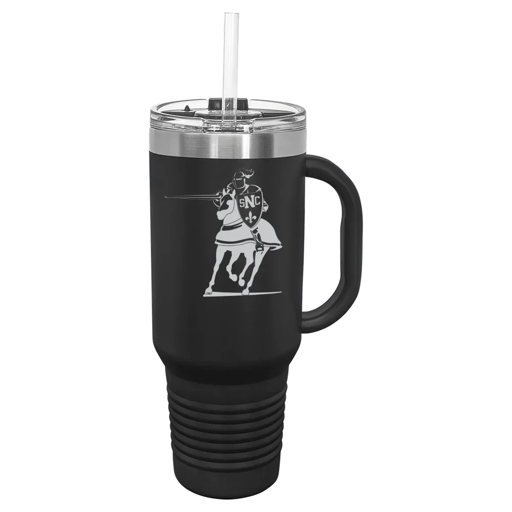 St. Norbert College Polar Camel 40 oz. Travel Mug with Snap Lid & Straw