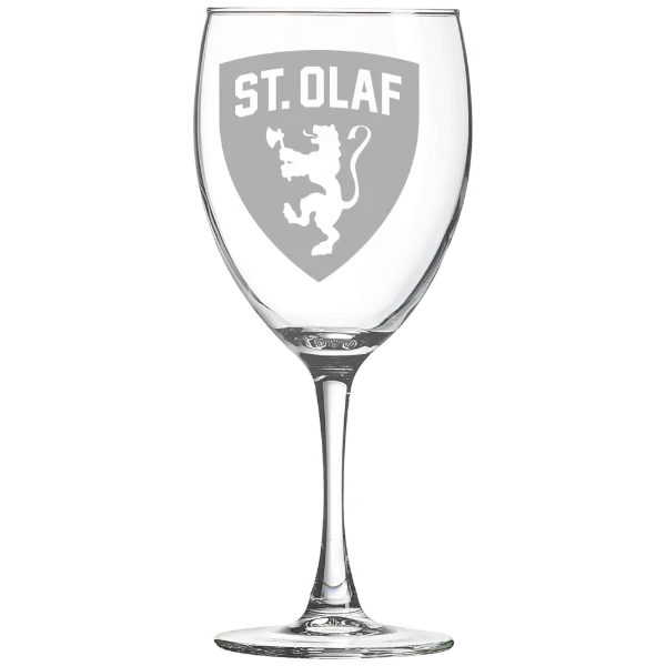 St. Olaf College Polar Camel 10 1/2 oz. Wine Glass