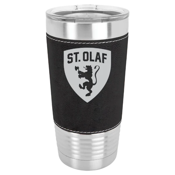 St. Olaf College Polar Camel 20 oz. Leatherette Grip Tumbler with Standard Lid